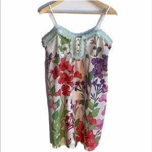 Anthropologie Eloise Floral Chemise Dress